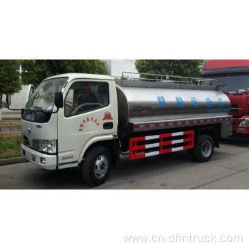 Dongfeng 4x2 stainless steel milk water tanker truck